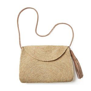 Mar y Sol Raffia Shoulder Bag